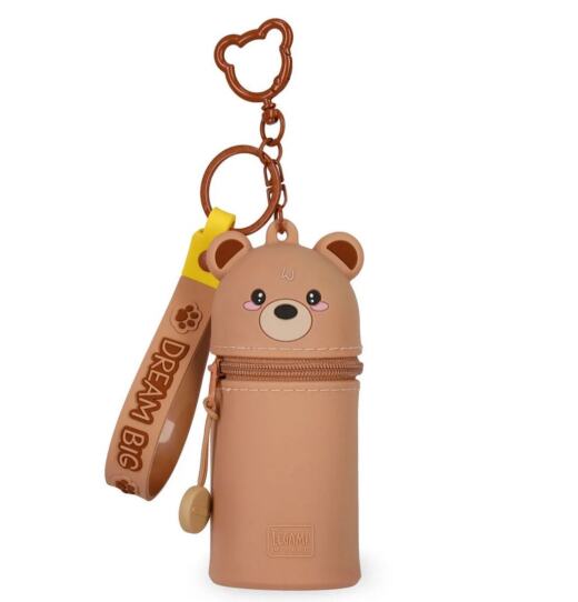 Legami Schlüsselanhänger aus Silikon - Mini Kawaii - Bär