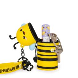 Legami Schlüsselanhänger aus Silikon - Mini Kawaii - Biene – Bild 2
