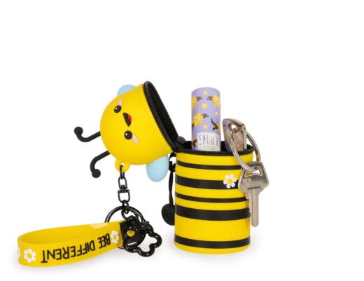 Legami Schlüsselanhänger aus Silikon - Mini Kawaii - Biene