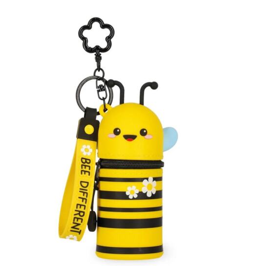 Legami Schlüsselanhänger aus Silikon - Mini Kawaii - Biene