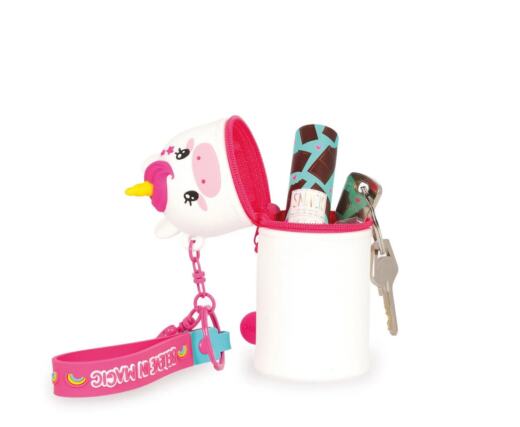 Legami Schlüsselanhänger aus Silikon - Mini Kawaii - Einhorn