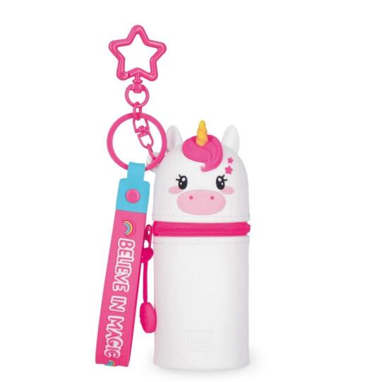 Legami Schlüsselanhänger aus Silikon - Mini Kawaii - Einhorn