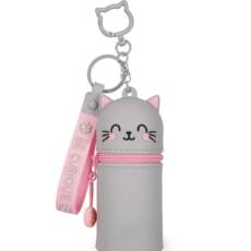 Legami Schlüsselanhänger aus Silikon - Mini Kawaii - Kitty (Katze)