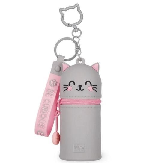 Legami Schlüsselanhänger aus Silikon - Mini Kawaii - Kitty (Katze)