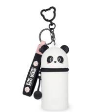 Legami Schlüsselanhänger aus Silikon - Mini Kawaii - Panda
