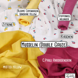 Bio Musselin -  Zitronen – Bild 4