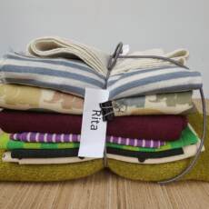 1kg Wollmix-Stoffpaket RITA (Mit Mängeln)