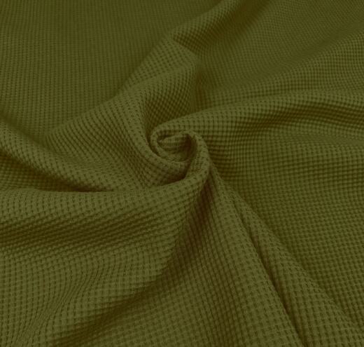 Bio Waffeljersey - Emma - armeegrün 055