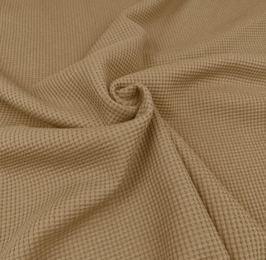 Bio Waffeljersey - Emma - taupe 057