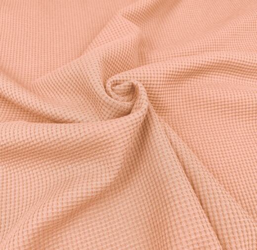 Bio Waffeljersey Emma - puderrosa 011