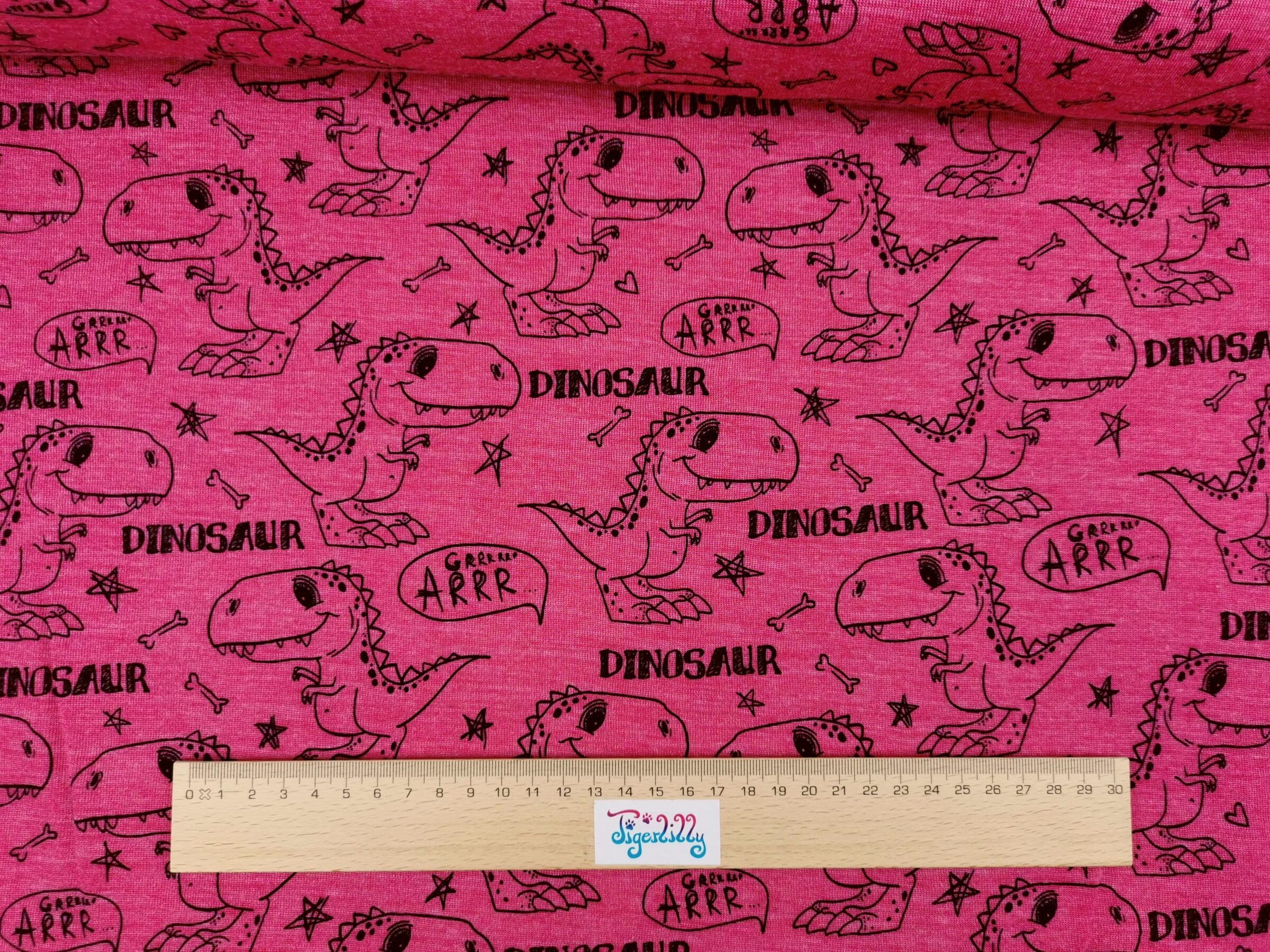 WL Dinosaurier himbeerpink 2