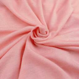 Wolle/Seide Biojersey uni - Bonbon