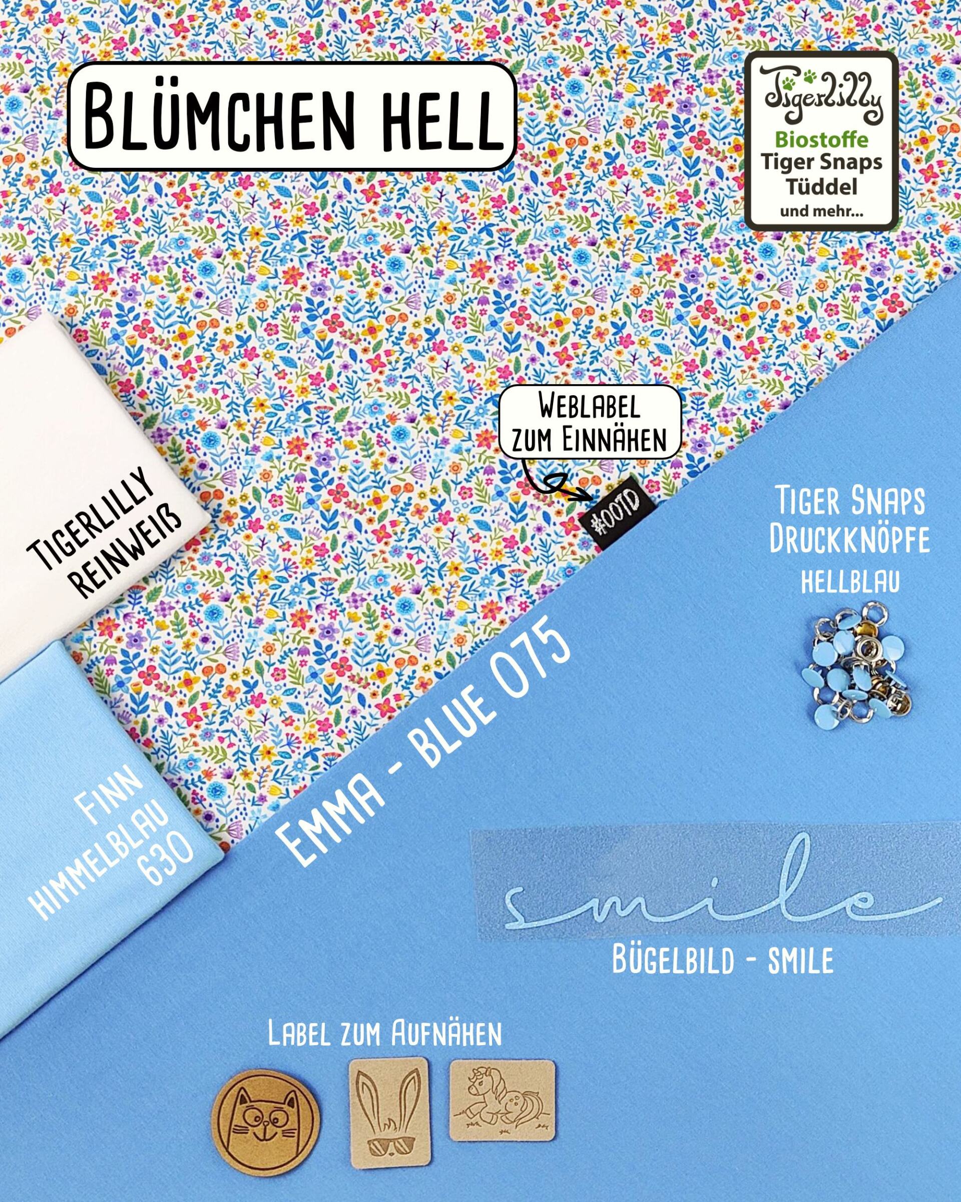 Blümchen hell und Emma blue_Feli