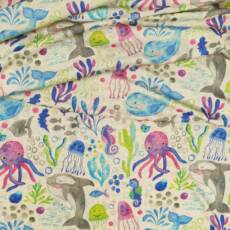 Wolle/Lyocell Biojersey - Happy Ocean