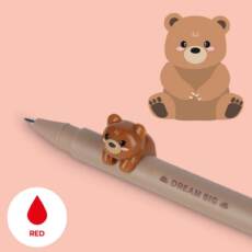 Legami - Gelstift Lovely Friends (mit Deko-Tierchen) - Teddy Bär (Teddy bear)