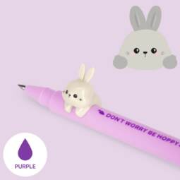 Legami - Gelstift Lovely Friends (mit Deko-Tierchen) - Bunny (Hase)