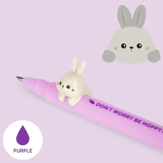 Legami - Gelstift Lovely Friends (mit Deko-Tierchen) - Bunny (Hase)