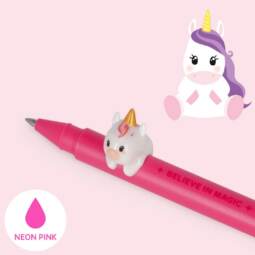 Legami - Gelstift Lovely Friends (mit Deko-Tierchen) - Einhorn (Unicorn)