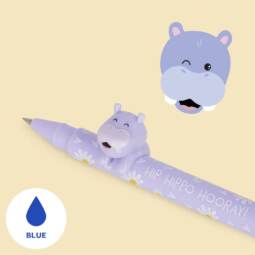 Legami - Gelstift Lovely Friends (mit Deko-Tierchen) - Hippo (Nilpferd)