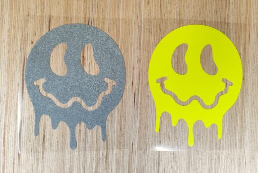 Bügelbild - Meltdown Smiley 2.0 - Deine passende Farbe
