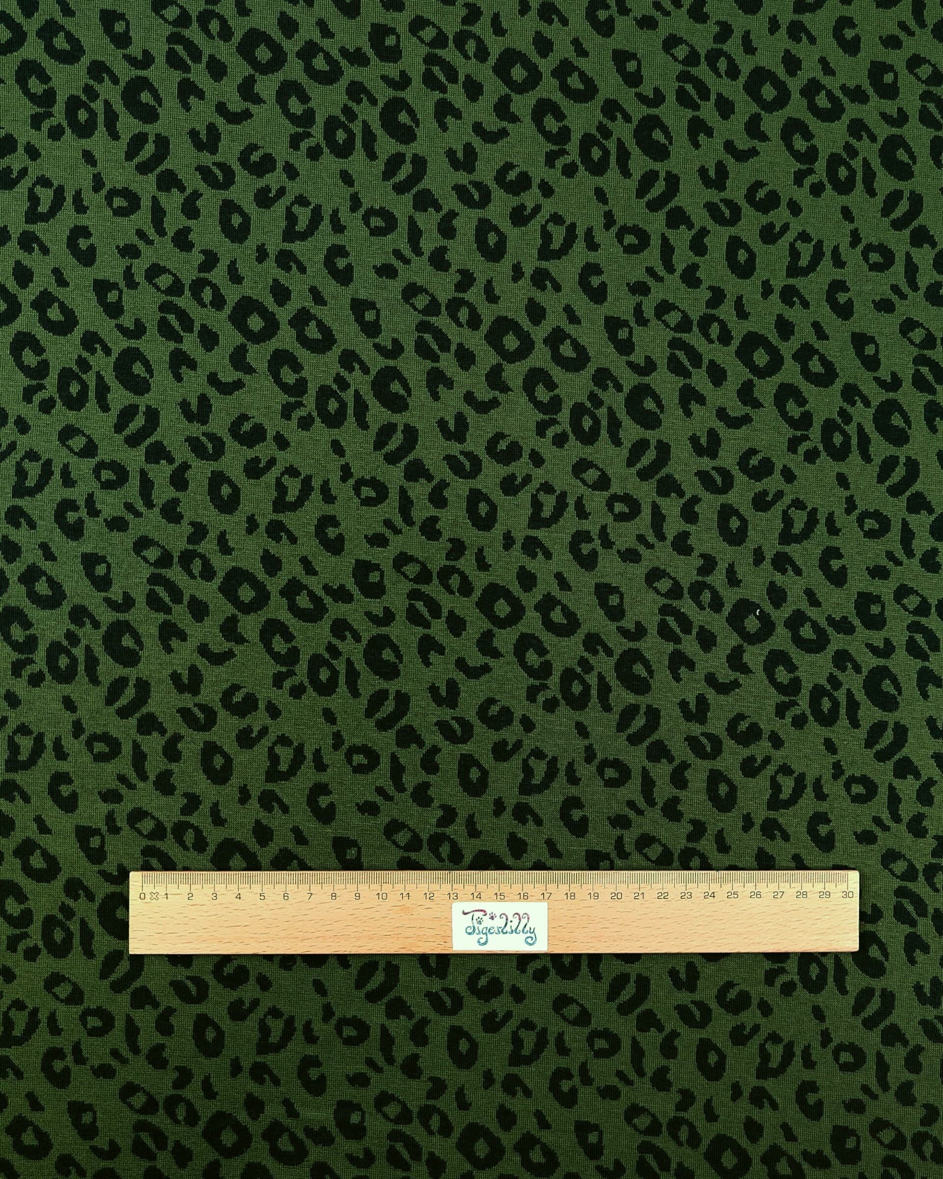 Stoffonkel Leo waldgrün Lineal