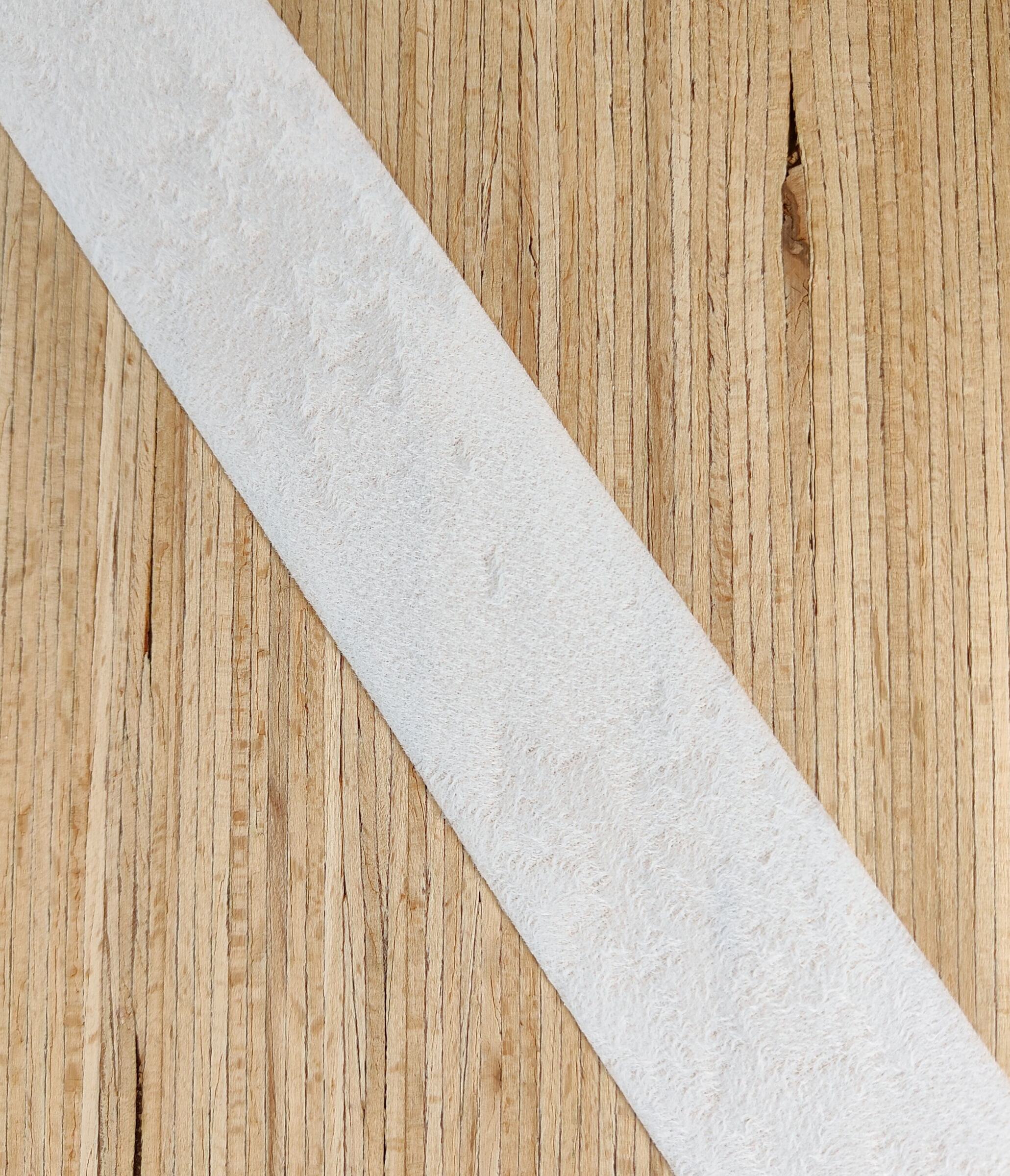 Velcro Velours 50mm weiß B-Ware