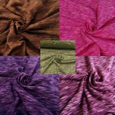 Fühlprobe 3: Wolle/Seide Biojersey meliert – Farbauswahl