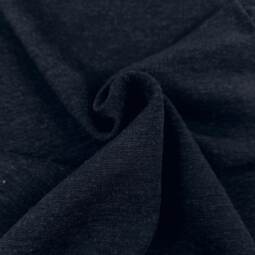 Bio Wollbündchen - navy meliert (schmal)