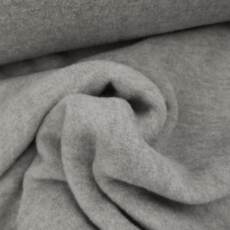 Bio Merinofleece - hellgrau meliert