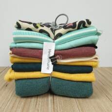 1kg Wollmix-Stoffpaket HEIDEMARIE (Mit Mängeln)