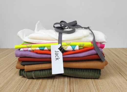 1kg Webstoff-Paket JACK (mit Mängeln)