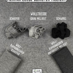 Bio Merinofleece - schiefer meliert – Bild 4