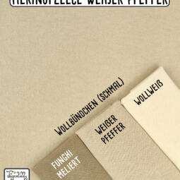 Bio Merinofleece - weißer Pfeffer – Bild 2