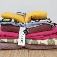 1kg Wollmix-Stoffpaket URSULA (Mit Mängeln)