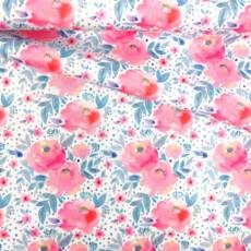 PUL Stoff bedruckt - wild flowers