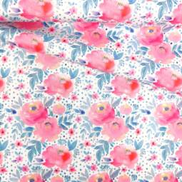 PUL Stoff bedruckt - wild flowers