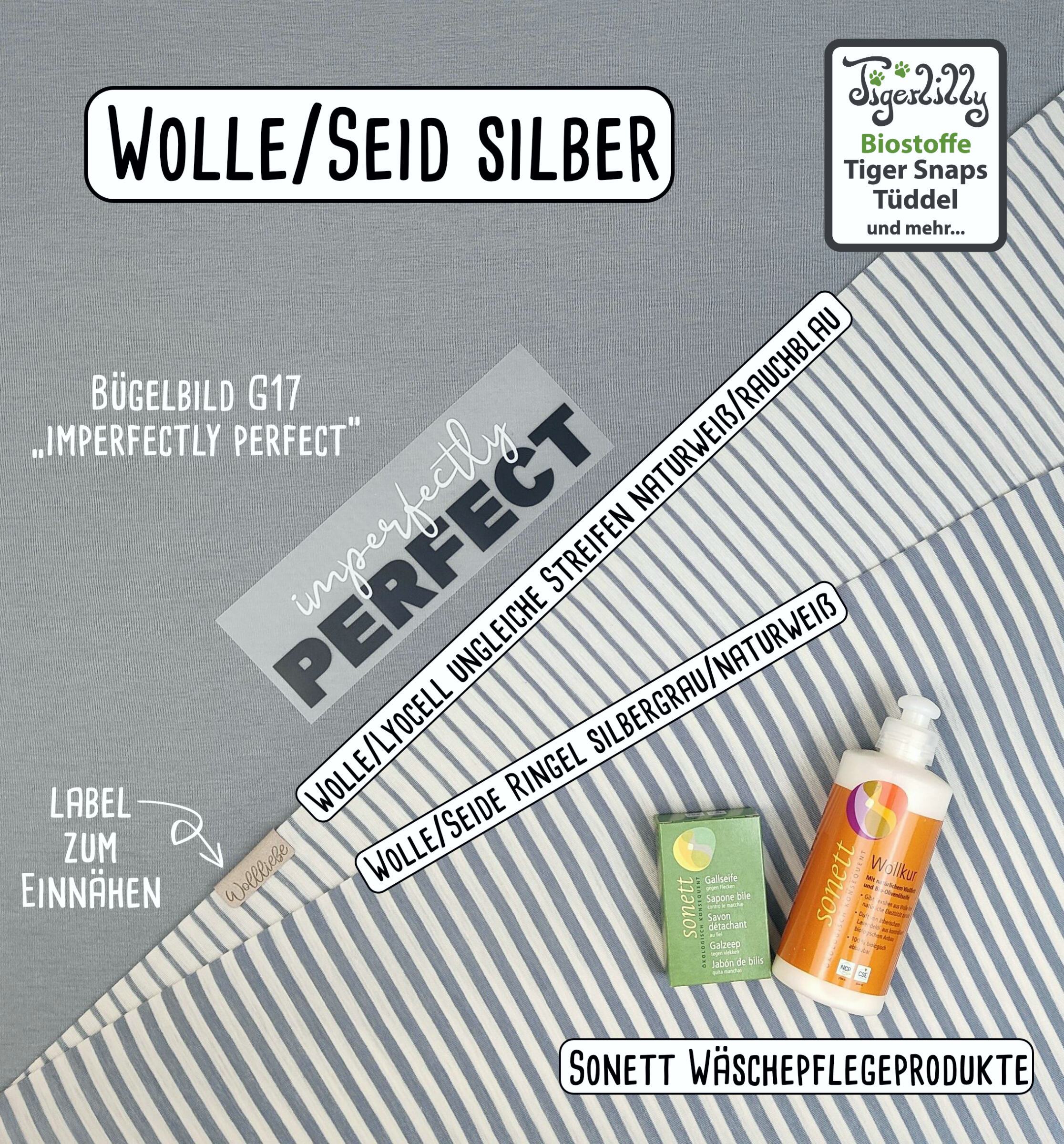 Wolle-Seide-silber