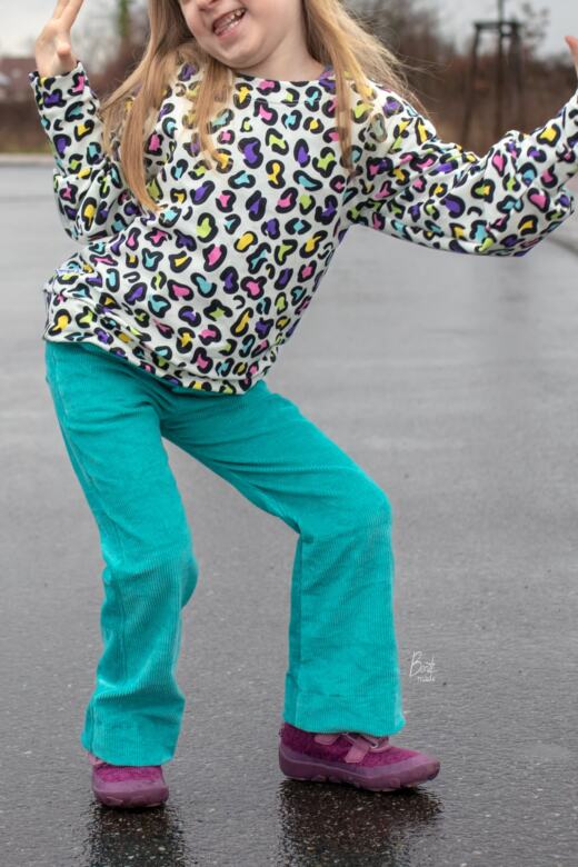 Bio Sommersweat - Tigerlilly - Leoliebe bunt