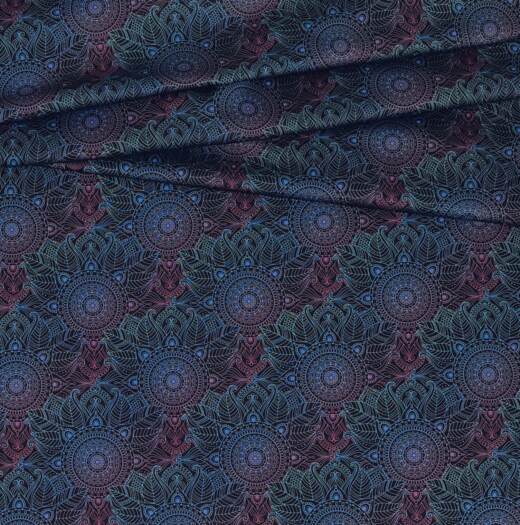 Bade-/Sportjersey (Albstoffe Performance) - Tigerlilly EP - Mandala