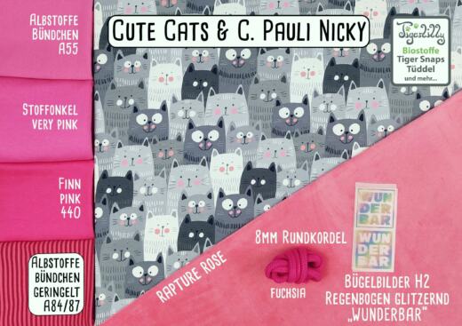 Bio Sommersweat - Tigerlilly - Cute Cats