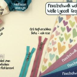 Bio Feinstrickwalk (Merino) - wollweiß – Bild 3