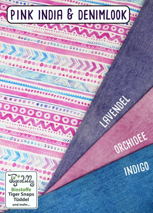 Bio Sommersweat - Tigerlilly EP - Denimlook indigo