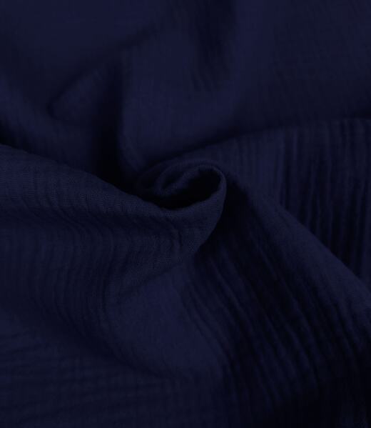 Bio Musselin - navy 005