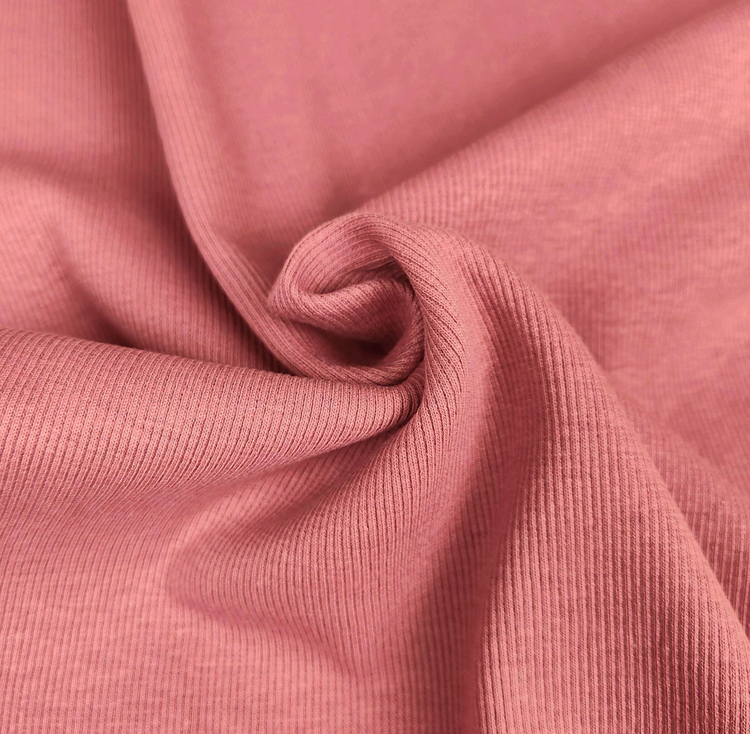 Bio Rippbündchen Sarah - deco rose – Bild 1