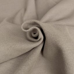 Bio Rippbündchen Sarah - mausgrau