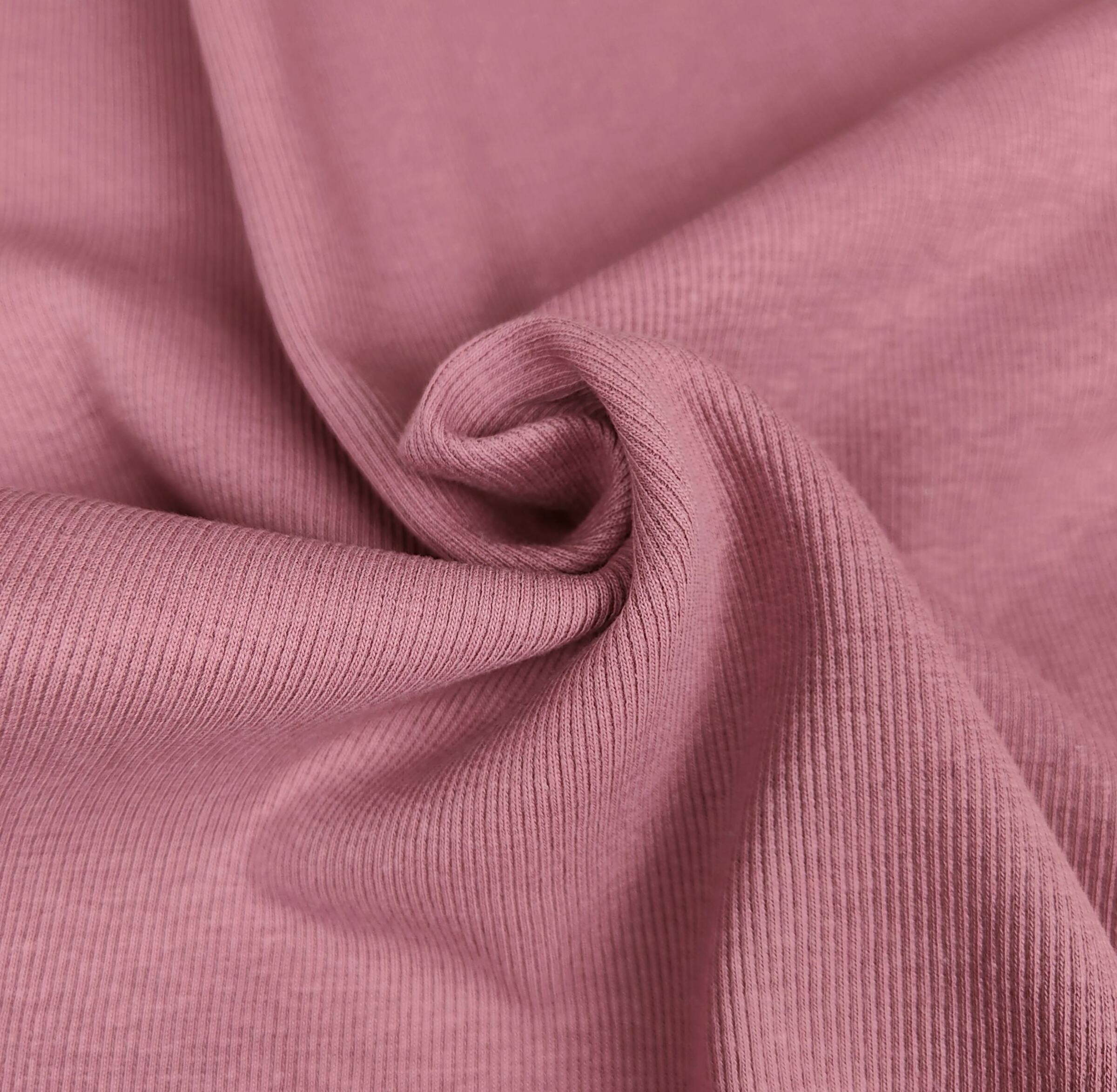 Bio Rippbündchen Sarah - old purple – Bild 1