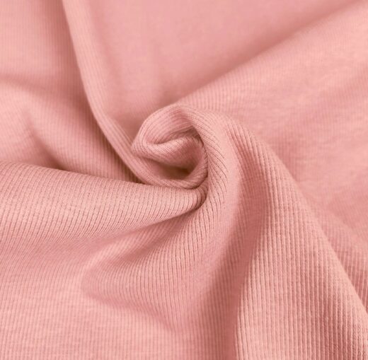 Bio Rippbündchen Sarah - pastell rosa