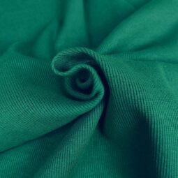 Bio Rippbündchen Sarah - teal green
