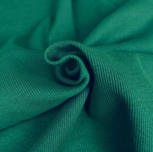 Bio Rippbündchen Sarah - teal green