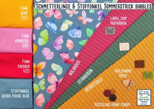 Bio Sommersweat - Tigerlilly - Schmetterlinge